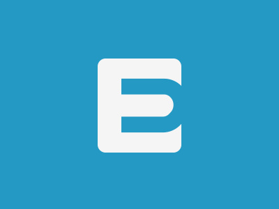 Monogram design ed education font icon learning logo school type