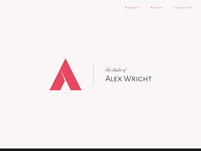 2015 Portfolio black branding personal portfolio red site studio website white