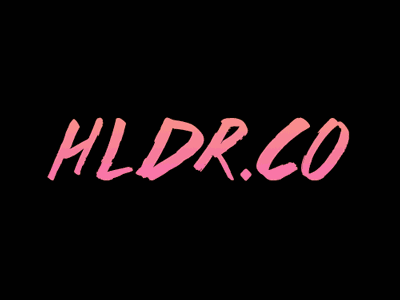 hldr.co Animated Logo 80s animated gif hldr