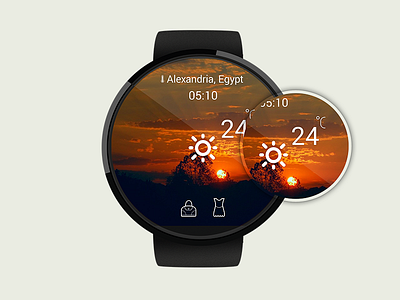 SkyWeather androidwear moto ui ux