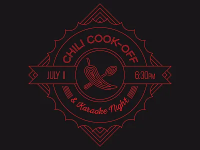 Chili Cook-off black chili church community cook july karaoke line night northpointe off red