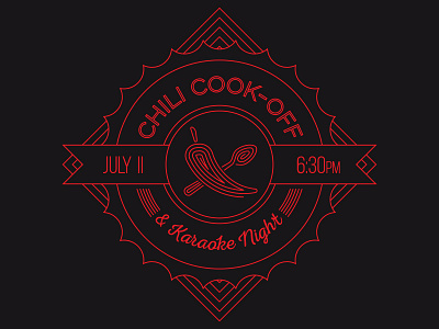 Chili Cook-off black chili church community cook july karaoke line night northpointe off red