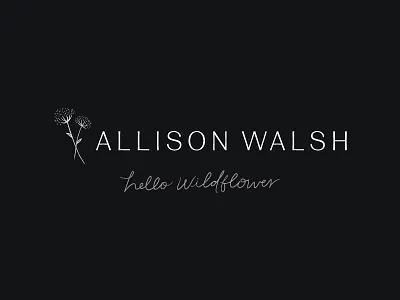 AW Logo design identity illustration lettering logo