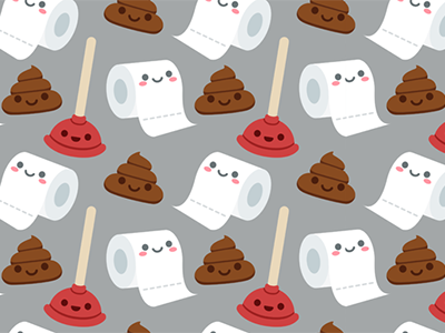 Cute poop pattern background bathroom cute face kawaii pattern pile poop seamless shit smiley tileable