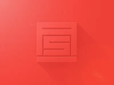 Andrew Sullivan clean flare initials lighting logo mark matte