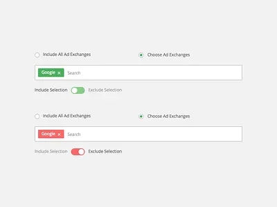 Typeahead with Tags ad exchange exclude include interface option pattern search tag targeting typeahead ui ux