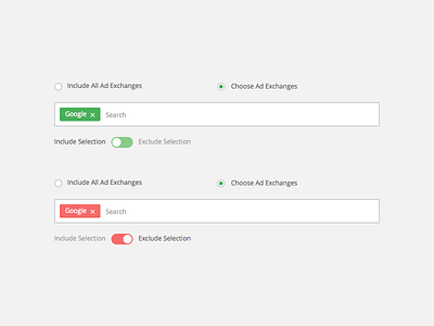 Typeahead with Tags ad exchange exclude include interface option pattern search tag targeting typeahead ui ux