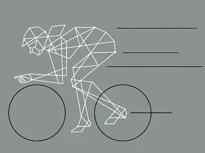 Female Pinchflat Poster cyclist female for pinchflat poster show the