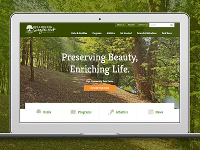 Bellbrook-Sugarcreek Parks Responsive ExpressionEngine Website expressionengine ohio parks responsive website