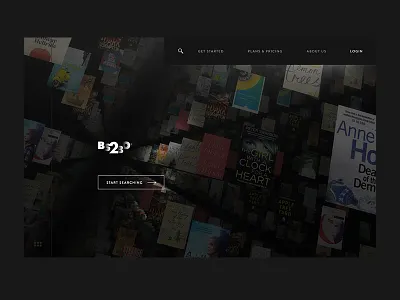 Best Seller to Box Office app books cinema films flat library mosaic movies ui ux webdesign webgl