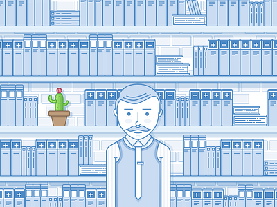 Frank cactus clerk frank illustration library medical