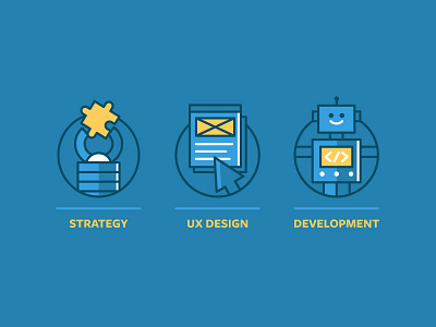 Service Icons design drupal graphic icon icons illustration simple web