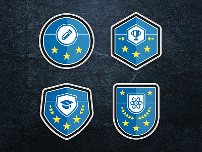 Moboom badges achievement app badge gamification level rank reward