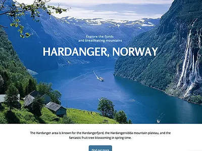 Dribble Hardanger css html web design web development