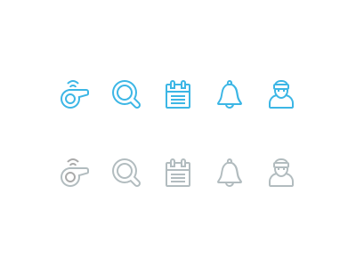 Tap Bar Icons icons illustrator ios8 menu tapbar vector