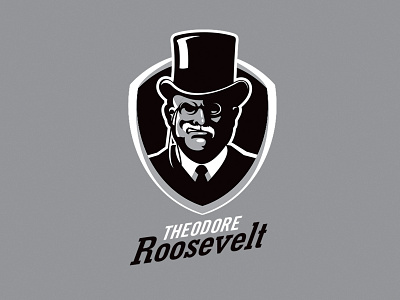 Roosevelt WIP black glasses gray grey hat president roosevelt theodore top white