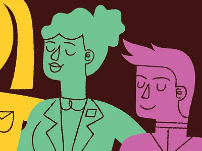 gal pals characters colors friends girls illustration people