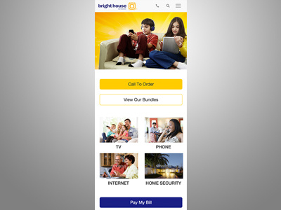 BHN Mobile mobile design mobile first responsive