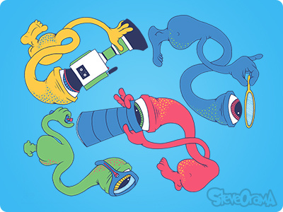 Eye Spy rebound sticker sticker mule stickermule vinyl wall wall graphic wallgraphic