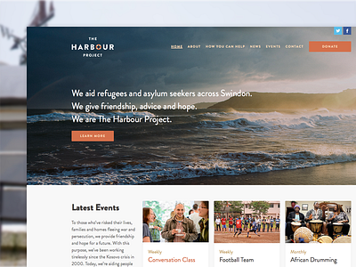 The Harbour Project Website asksanik brand design harbour identity photo project visuals website