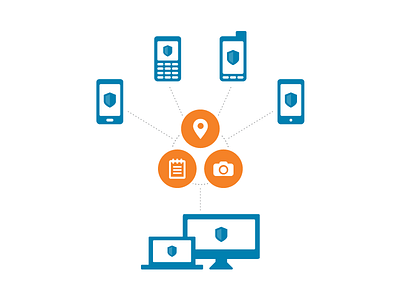 New Company Website Diagram diagram icons minimal