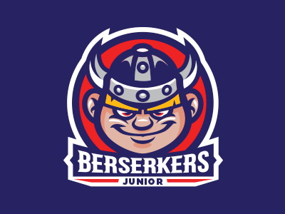 Berserkers BJJ berserker berserkers bjj brazilian fightclub mascot sport sportbranding sportlogo viking vikings