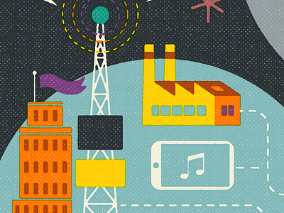 Playing music in public apra buildings computer contract deal illustration music musician russell tate russelltatedotcom song writing songwriting