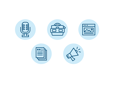 Listing Icons design drupal fun graphic icons illustration simple