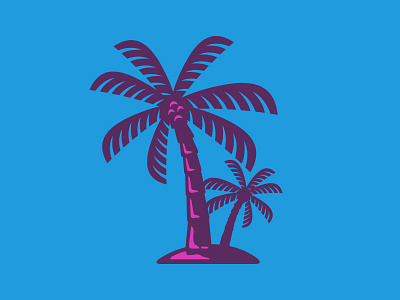 WIP III beach color icon island life palm tree party wip