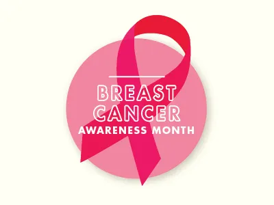 Breast Cancer Awareness Badge breast cancer breast cancer awareness month cancer ribbon pink ribbon typography