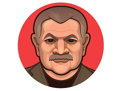 Mike Ditka -ESPN espn fantasy football football illustration mike ditka portrait sports