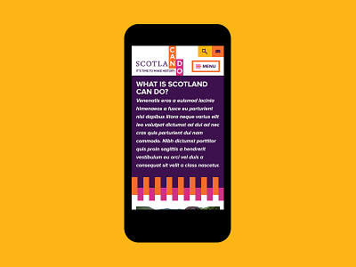 Scotland Can Do website responsive scotland can do site ui ux website