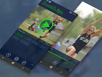 Coach's Eye for Windows Phone coachs eye ui ux windows windows phone