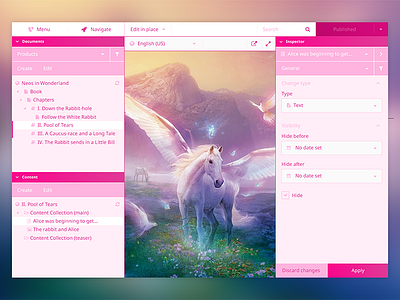 Neos Theme "Cornify" app cms neos pink rainbow theme unicorn