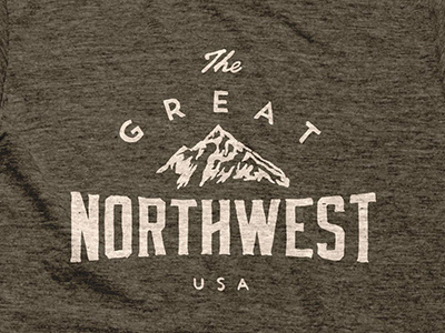 TGNW Shirt adventure apparel explore josh warren mountain pnw screen print shirt