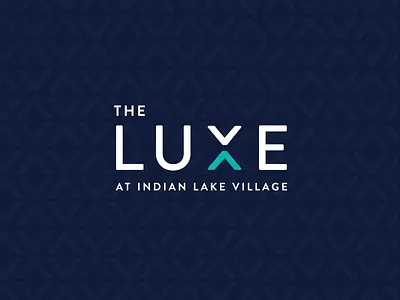 Luxe in progress brand design icon logo