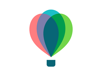 App Logo balloon branding colorful explore hot air balloon icon identity logo mark overlay pin symbol