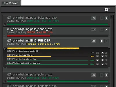 Task Viewer animation download dreamworks progress ui ux visual