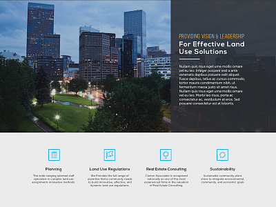 Vision & Leadership design grid icons. layout web zenman