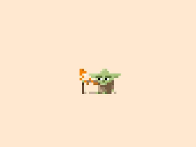 Best buddies 8 bit character pixel pixel art star wars yoda