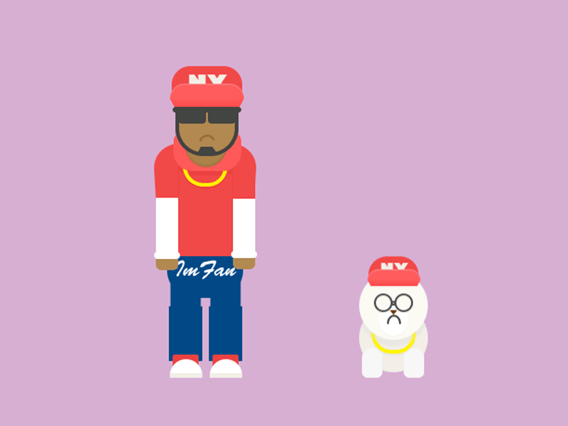 Party boy animation dance hiphop
