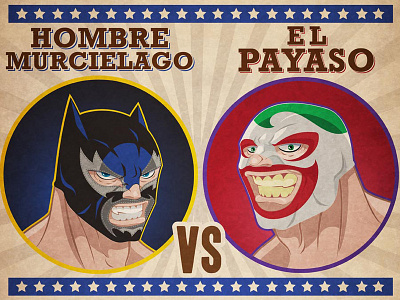 Lucha Libre! adobe art comic art comics dccomics design illustrator lucha libre luchadores photoshop vector wrestlers