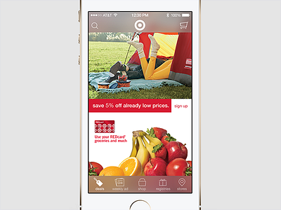 Target iOS App Redesign app ios mobile target