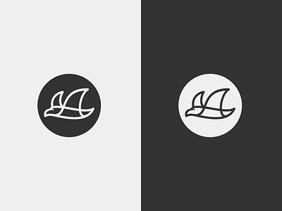 Line Bird Logo Design bird brand branding design eagle falcon fly icon identity logo penguin wings