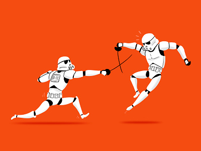 Stormtroopers fencing fencing star wars stormtrooper