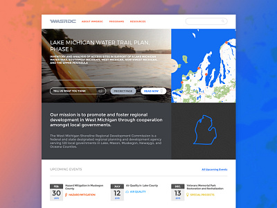 West Michigan Dev. Homepage web