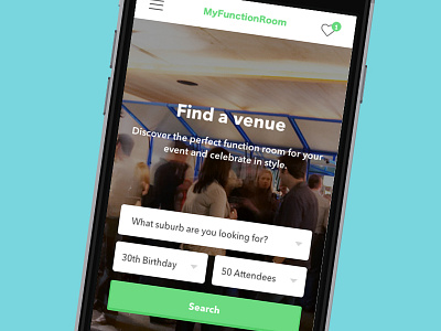 Find A Venue mobile