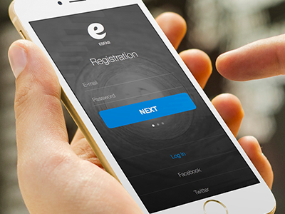 Clean and simple registration apple design form ios registration ui ux