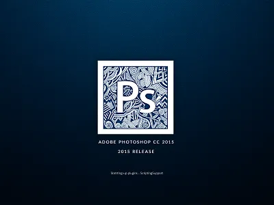 Adobe Photoshop 2015 adobe cc draw icon illustration photoshop screen splash