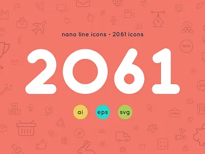 Nano Line Icons android app eps icon ios iphone line mobile outline stroke svg vector
